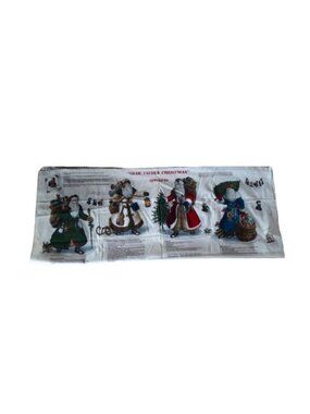 Olde Father Christmas applique panel by Joan Messmore from Cranston Print Works